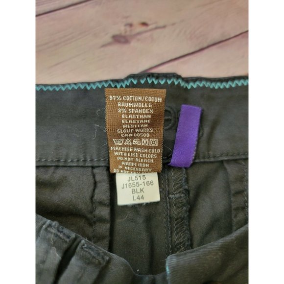 Jag Jeans Women's Dina Chino Pants Black Size 10 Stretch 31 X 33.5 Trousers - Picture 5 of 10